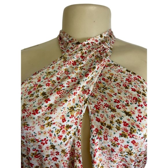 NWT Jenna Girl Classy Multicolor Floral Fit & Flare Dress Size Small - Picture 3 of 16